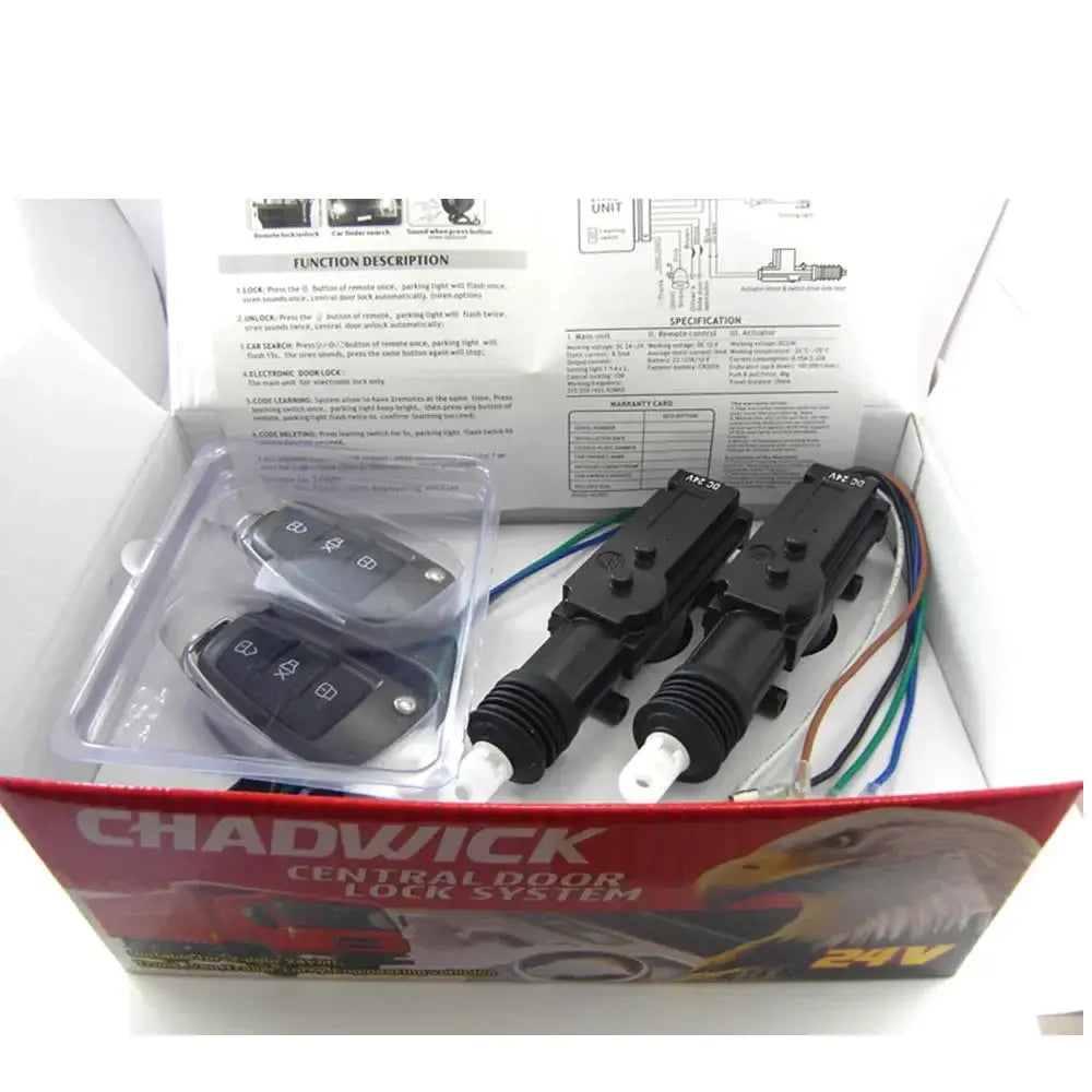 HOT 24V DC Car Alarm Remote Control Central Locking Anti-theft Device -Door 2-Futtons Car Security Device Kit For Truck from PriceLows™