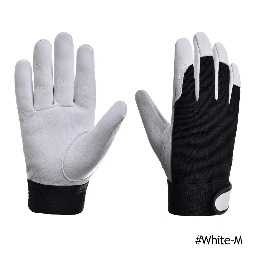 Cowhide Leather Work Gloves Safety Labour Protection Garden Sports Motorcycle Driver Workers Work Welding Wear-resistant Gloves from PriceLows™