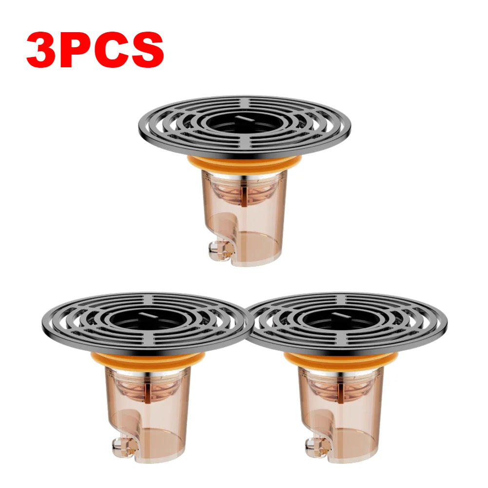 1/2/3PCS Odor Proof Floor Drain Core Magnetic Self-Close Drain Backflow Preventer Anti-Odor Shower Strainer For Kitchen Bathroom from PriceLows™