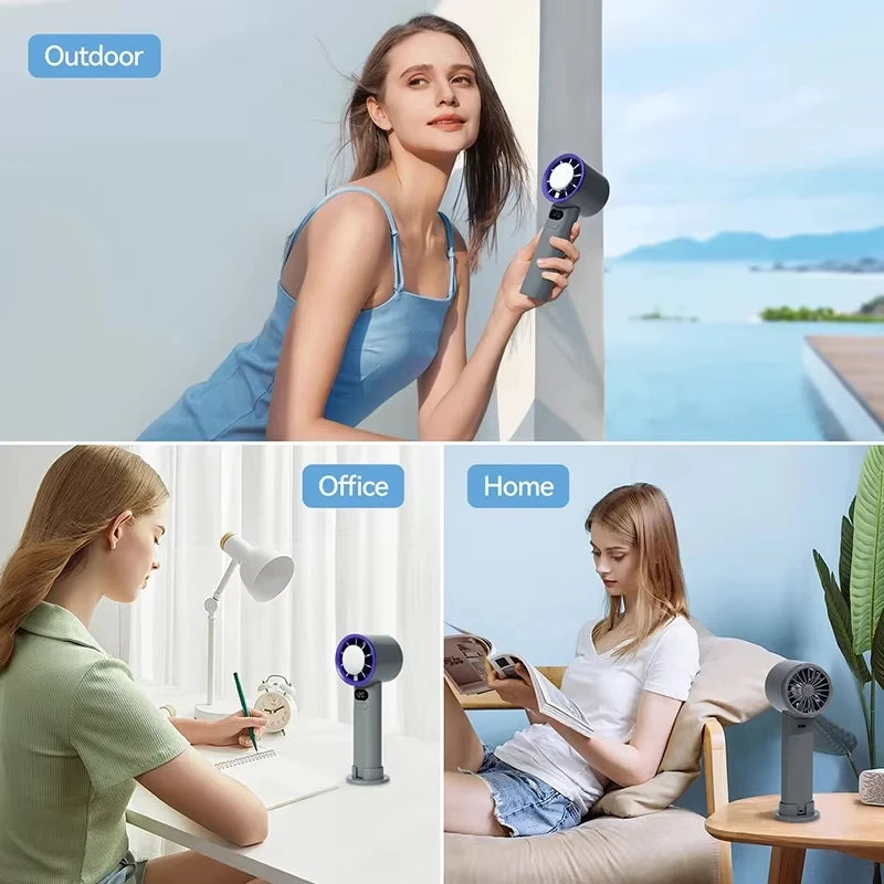 Xiaomi Mini Handheld Fan | 120 Speed | Bladeless Portable | Ice Mode