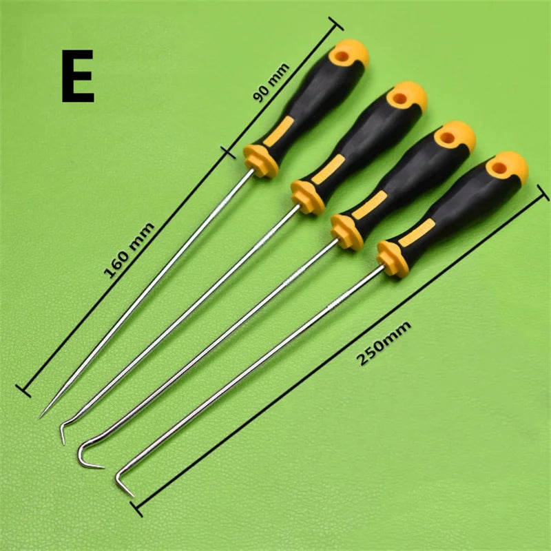 4Pcs Car Auto Vehicle Oil Seal Screwdrivers Set O Ring Removal Tool Gasket Puller Long Remover Tool Set Auto Car Pick and Hook from PriceLows™