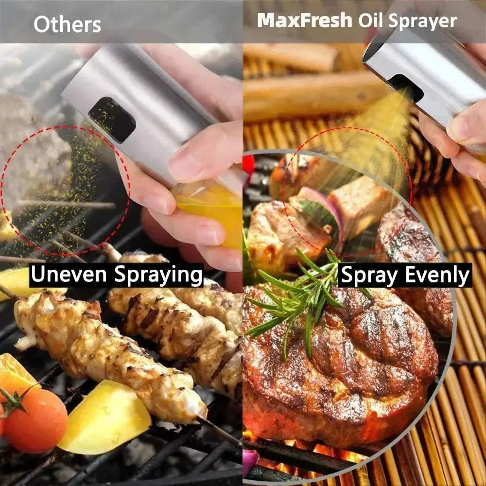 Glass Oil Sprayer | Refillable | Olive Oil Mister | Kitchen