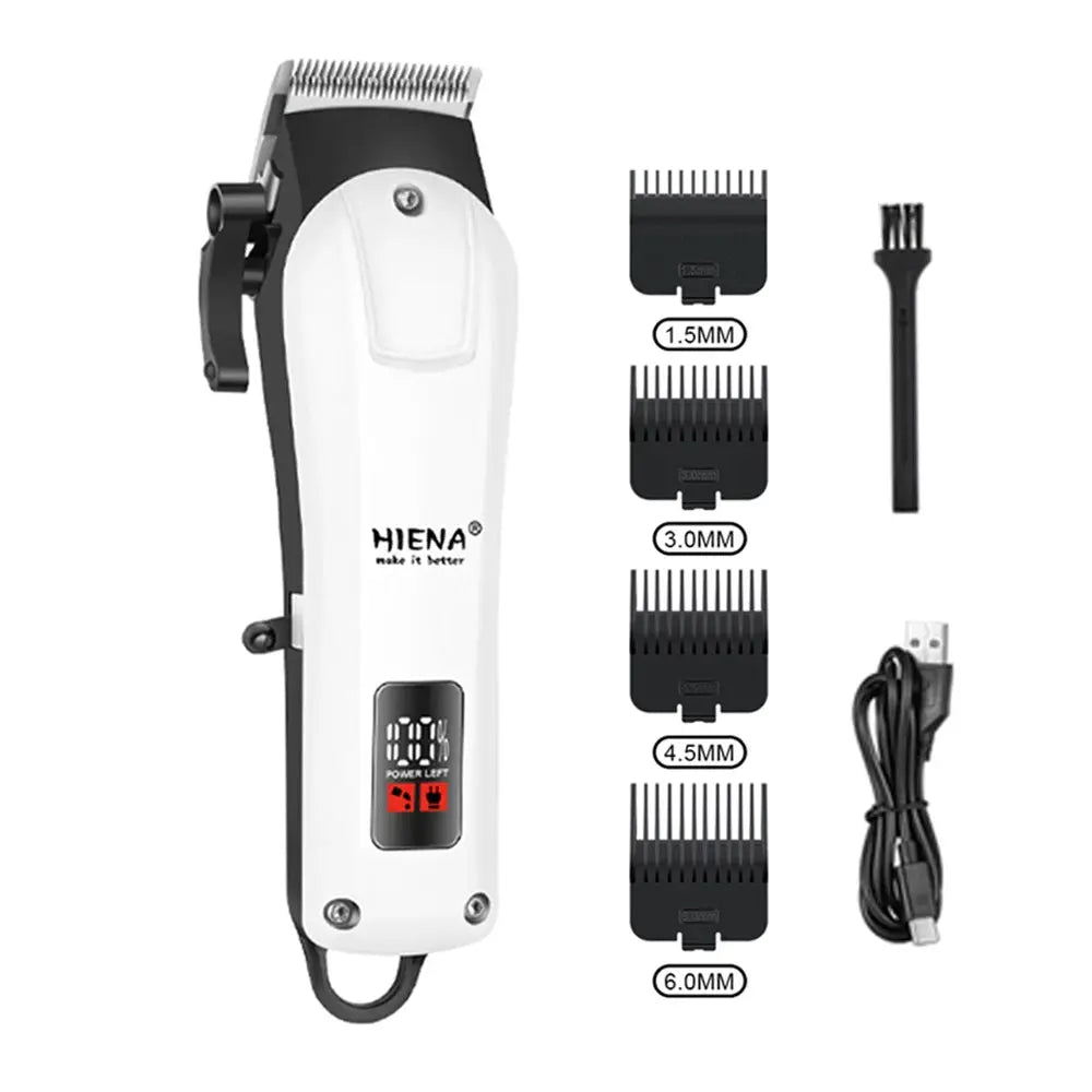 Professional Barber Kit | Cordless Clipper | Stainless Steel Blades | Home Use