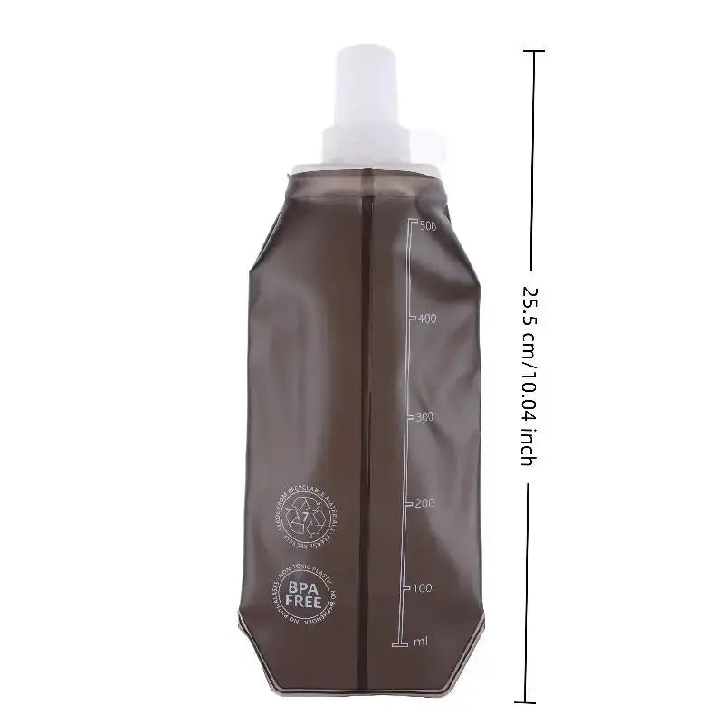 【xxx】Folding Water Bottle TPU Collapsible Soft Flask Outdoor Sport Hiking Camping Running Portable Soft Water Bottle[S14] from PriceLows™