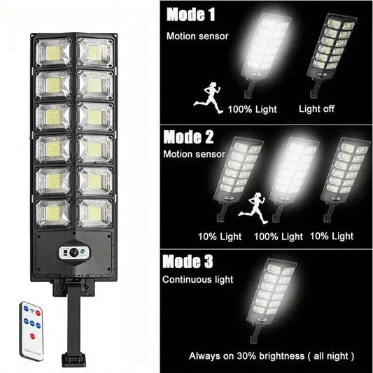 100000LM Ultra Powerful Solar Lamp With Remote Control Outdoor Solar Induction Street Yard Light IP65 Waterproof Garden Lights from PriceLows™