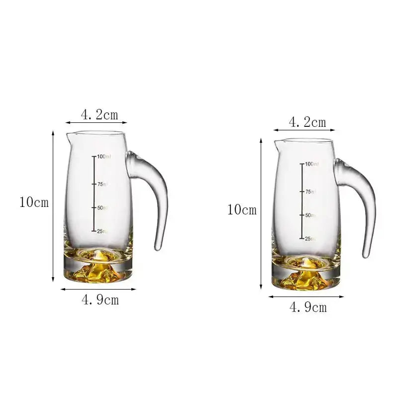 100ml Luxury Decanter Wine Bottle Creative Jinshan Wine Separator High-end Whisky Bottle Decanter Aerator Wine Dispenser 2pcs from PriceLows™