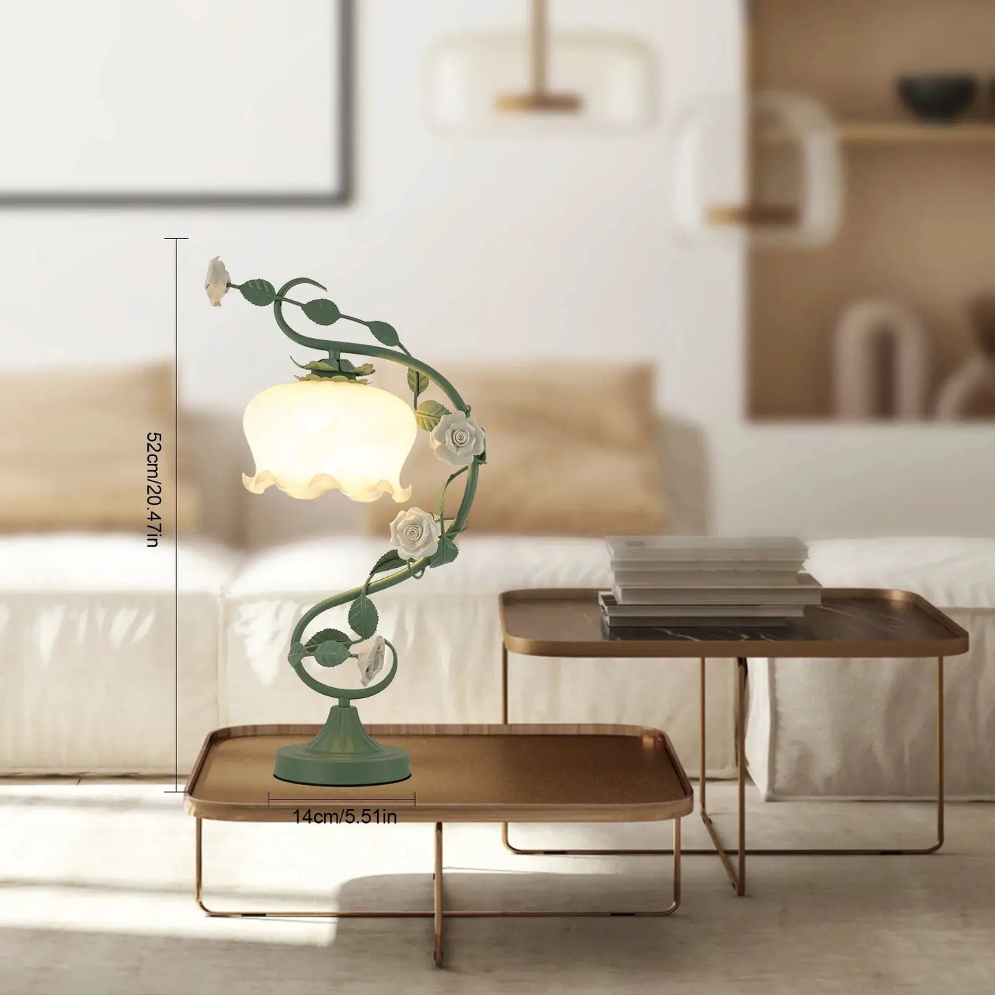 LOYALHEARTD Modern Bedside Lamp Flower Petal Reading Table Lamp Night Light Nightstand Desk Light for Bedroom Office from PriceLows™