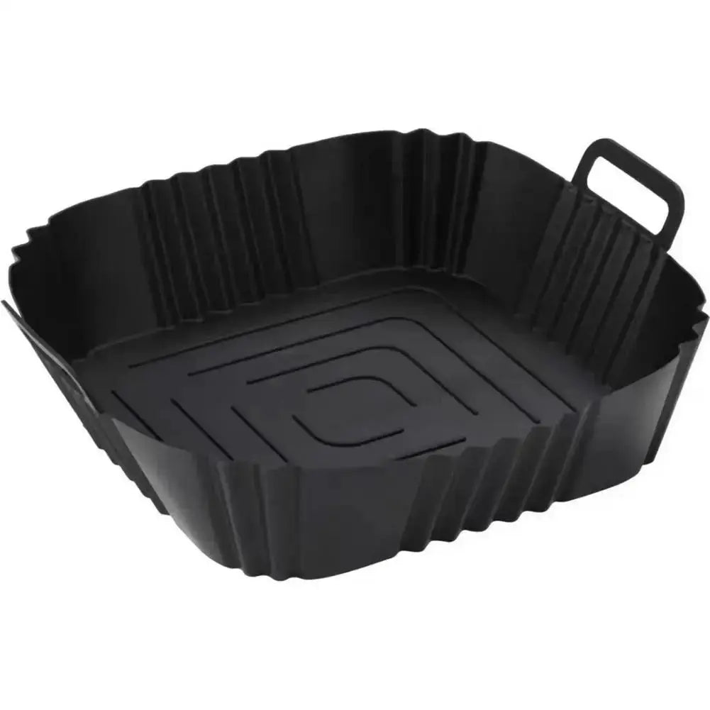 Reusable Silicone Air Fryer Liner | Square 22Cm | Non Stick Handles