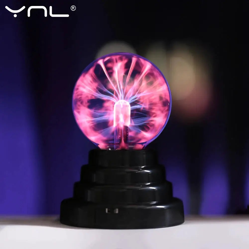 3/6/8 Inch Novelty Magic Crystal Plasma Ball Touch Lamp LED Atmosphere Night Light Kids Gift Birthday Christmas Plasma Lamp from PriceLows™