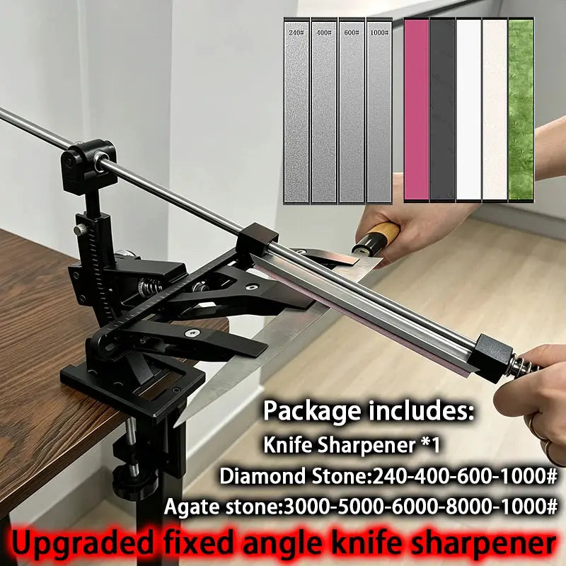 Knife Sharpener | Fixed-Angle | Precise Adjustment | One Size