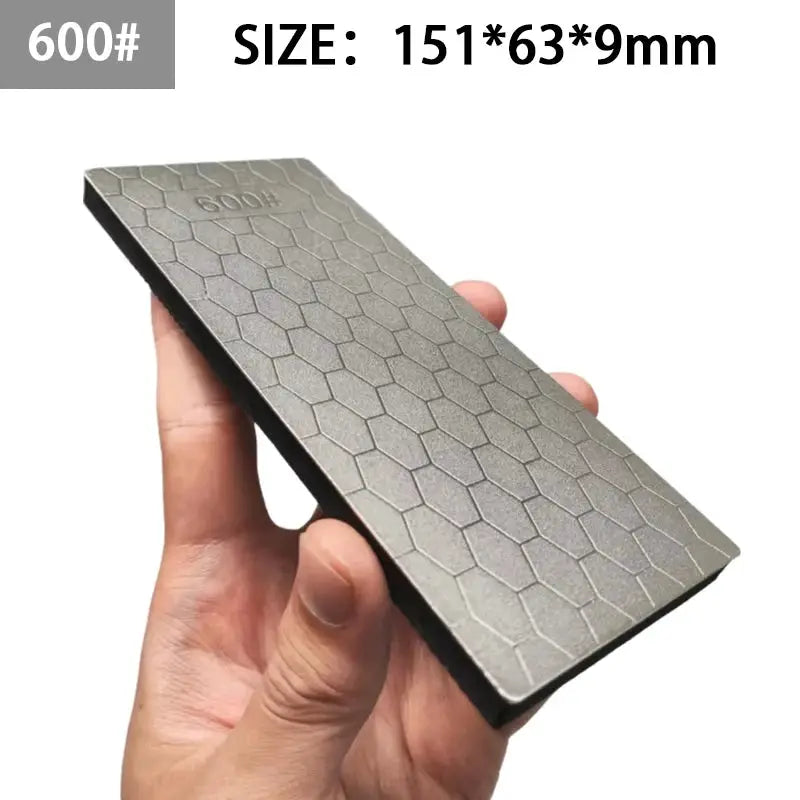 Diamond Sharpening Stone | 80-3000 Grit | 230x80mm Hard Base Non-slip