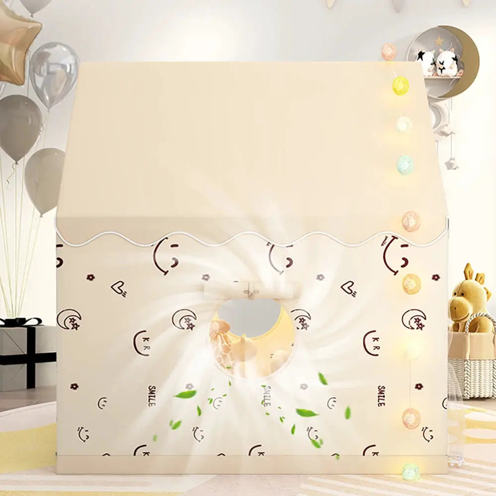 smile face Princess Castle Game House Kids Play Tent children's toy Available Both Indoor and Outdoor gift for kid (Single tent) from PriceLows™