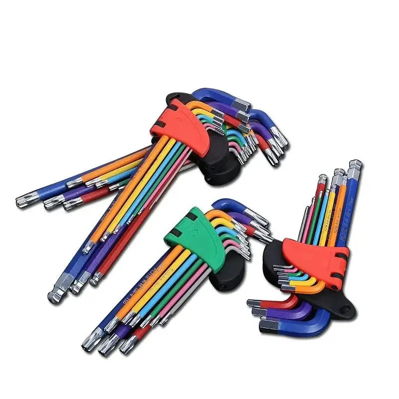 Allen Key Set L Wrench Kit For Allen Screw 9PCS Long Arm Hex Key Set 1.5mm To 10mm Hexagon Spanner Hand Tools For Bicycle Repair from PriceLows™