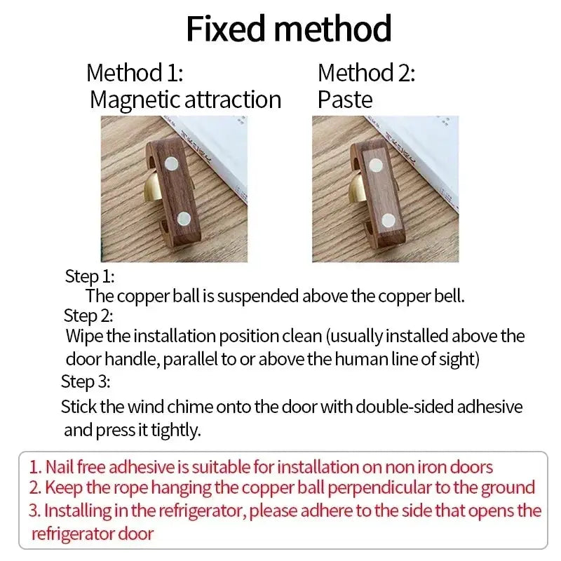 Wooden Door Bell Japanese Wind Chime Door Chime Room Decor Home Front Doorbell Landscape Bell Shopkeeper Remind Bell 풍경 from PriceLows™