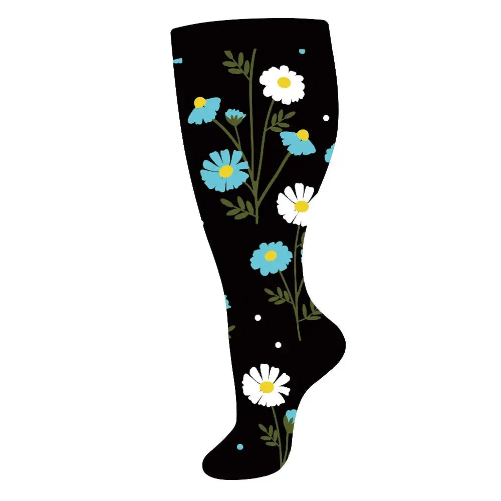Compression Socks | 20-30 Mmhg Pressure | Wide Calf | 2Xl To 4Xl