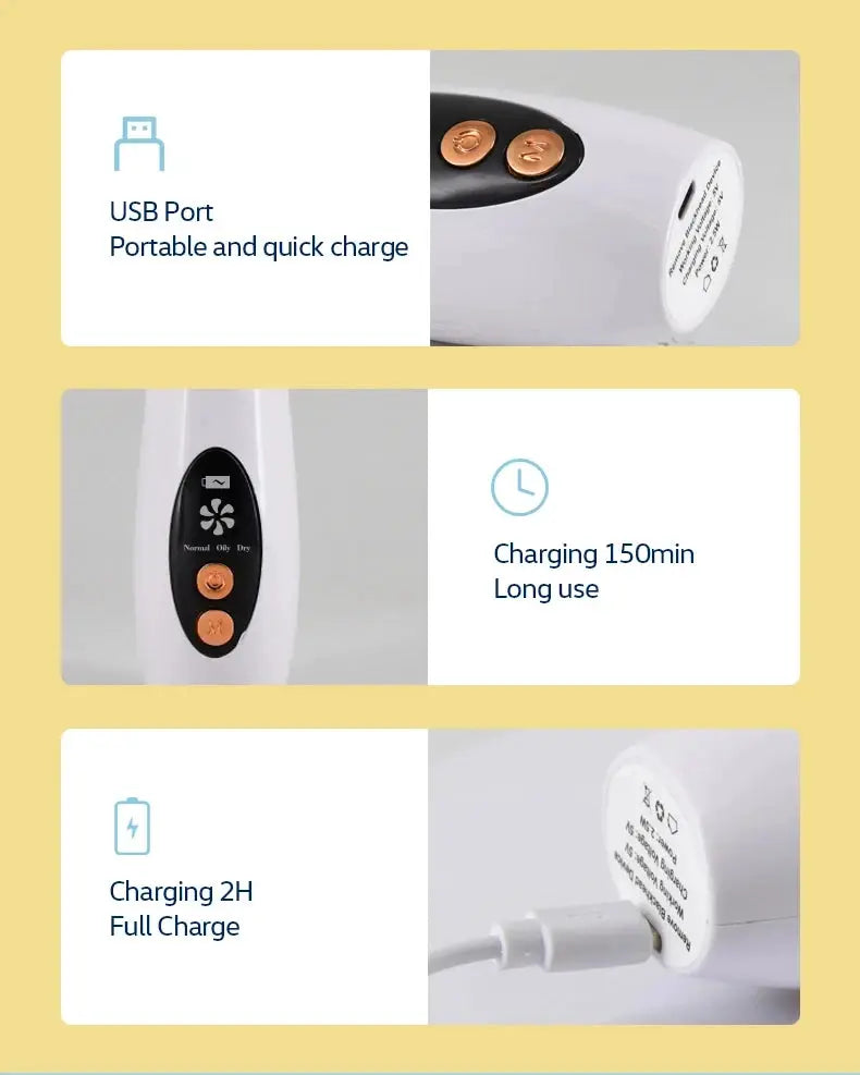 Blackhead Remover Pore Vacuum Electric Comedone Acne Extractor Kit Facial Pore Deep Cleaner USB Rechargeable Skin Care Tools from PriceLows™