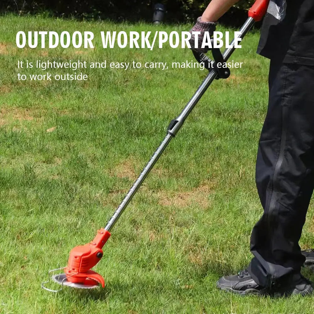 2026 New Cordless Handheld Electric Grass Trimmer Adjustable Lawn Mower Garden Tool Compatible With Makita 21V Battery from PriceLows™