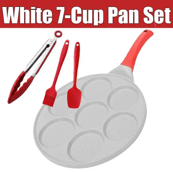 Mini Pancake Pan | 7-Cup Capacity | Aluminum Alloy Nonstick | One Size