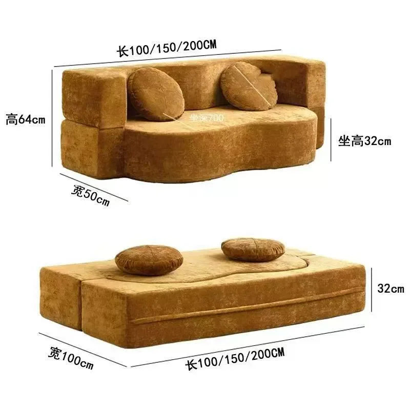 Modular Sofa Bed | Memory Foam Cushions | L Shaped Configuration