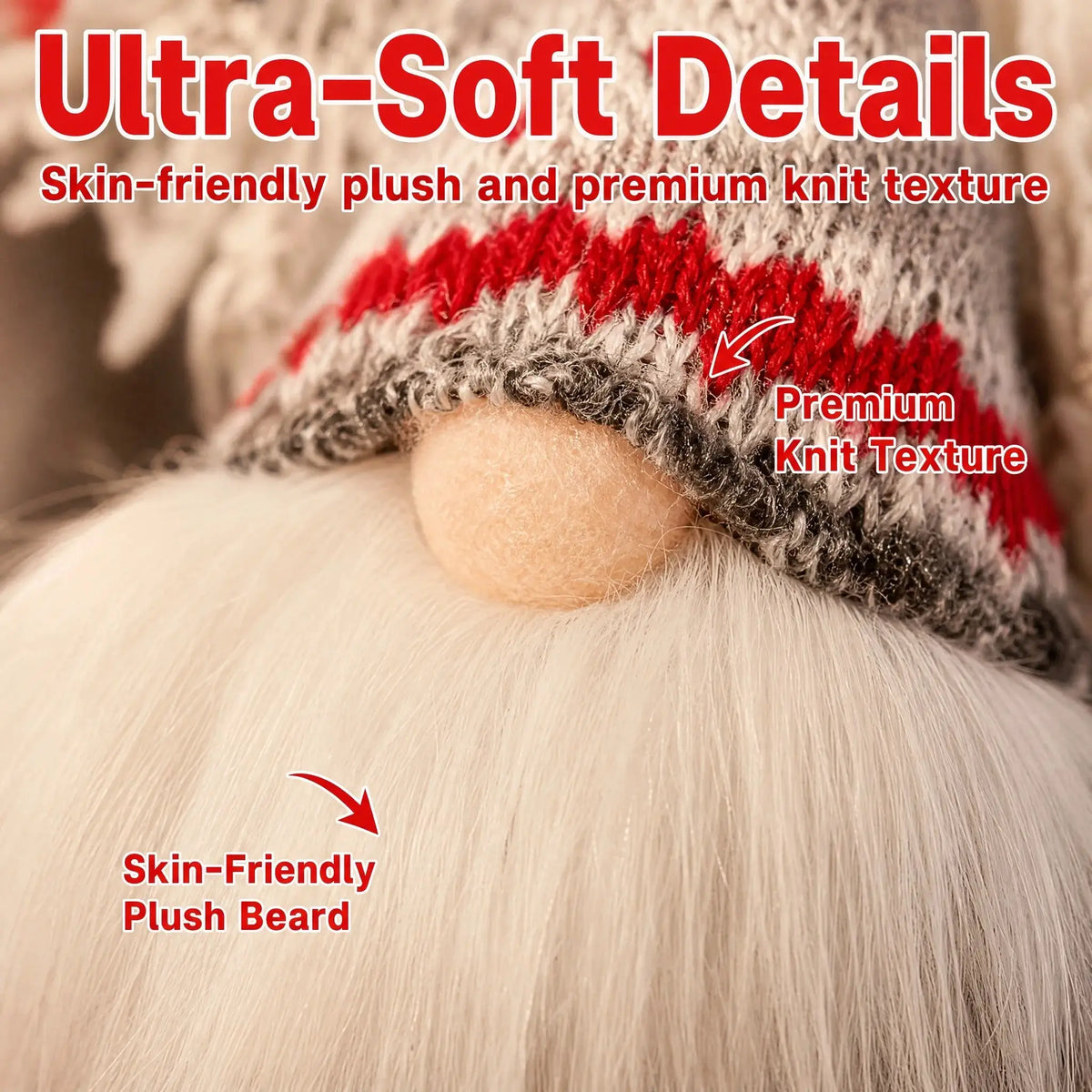 Christmas Gnome Ornaments | Handmade Plush | Hanging Decor | 3/6/9 Pcs Set