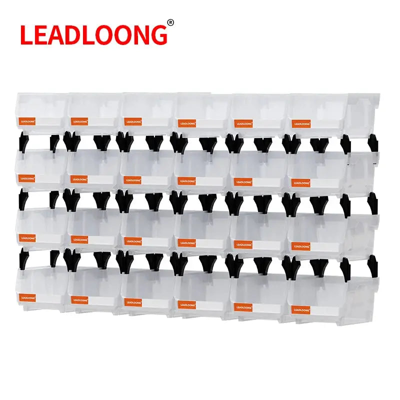LEADLOONG Transparent Parts Bin 6/24pcs 13.5x10.5x7.6cm/5x4*3inch Classified Storage Box In Maintenance Workshop Garage Tool Bin from PriceLows™