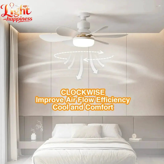 LED Ceiling Fan Light | 40W Power | Remote Control Dimming | Universal Fit