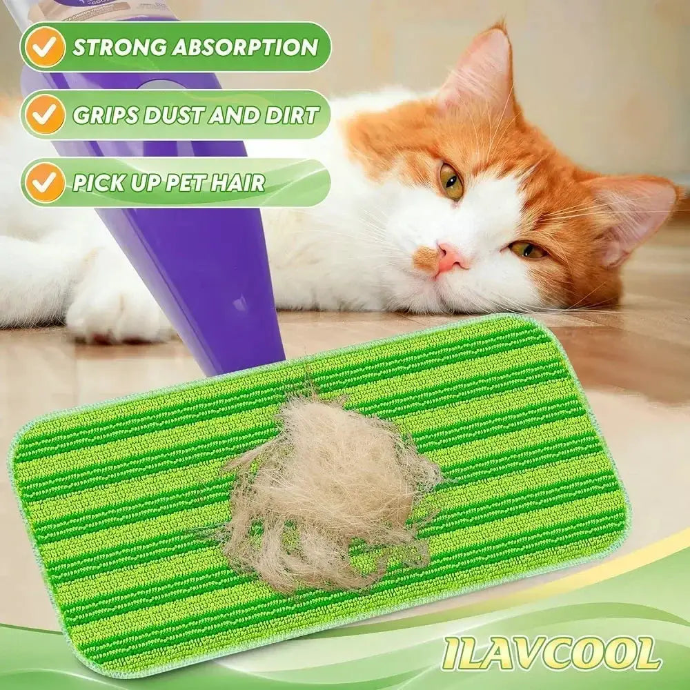 Reusable Microfiber Mop Pads for Swiffer Wet Jet, Wet and Dry Pad, Household Dust Cloth, Cleaning Accessories, 2Pcs from PriceLows™