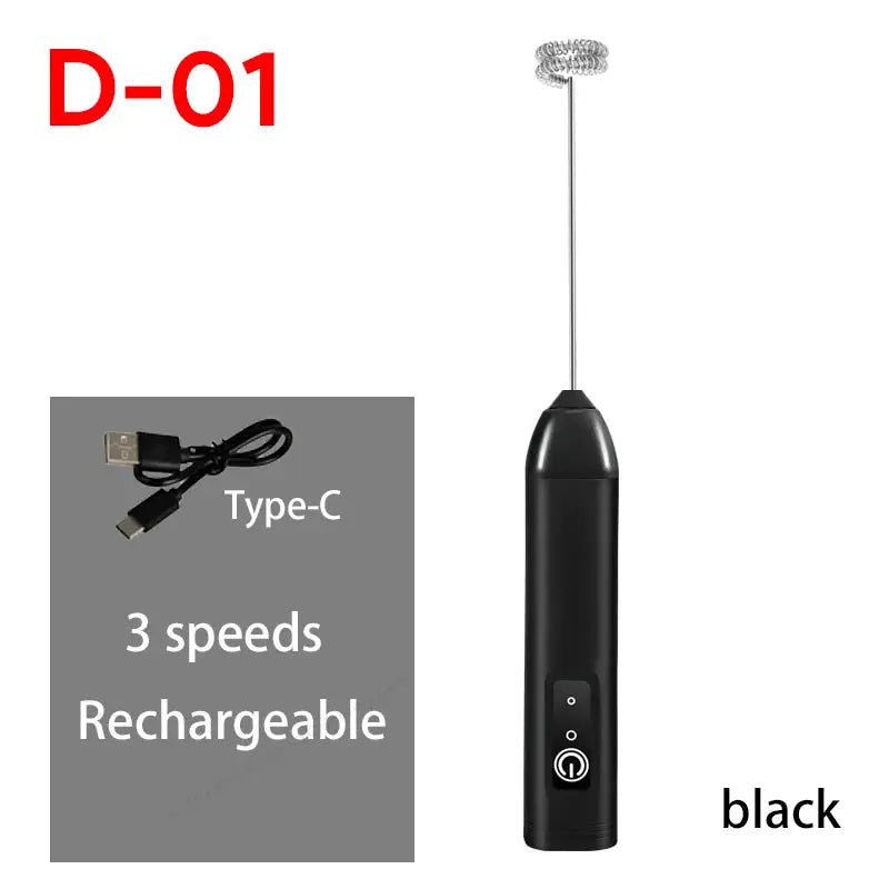 Electric Milk Frother | 2 In 1 | TypeC Charging | 3 Speeds