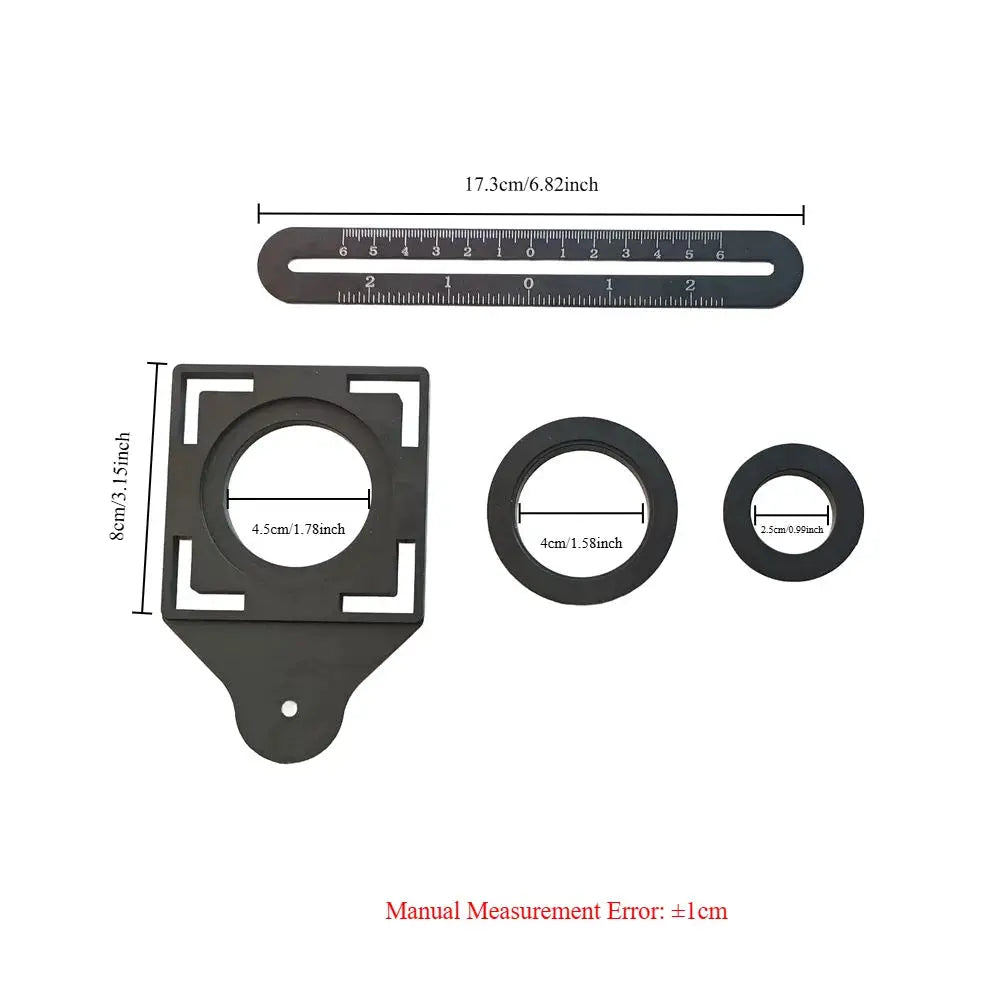 Aluminum Alloy Six-sided Measuring Instrument Template Angle Tool Mechanism Universal Fold Ruler Professional Decoration Tools from PriceLows™