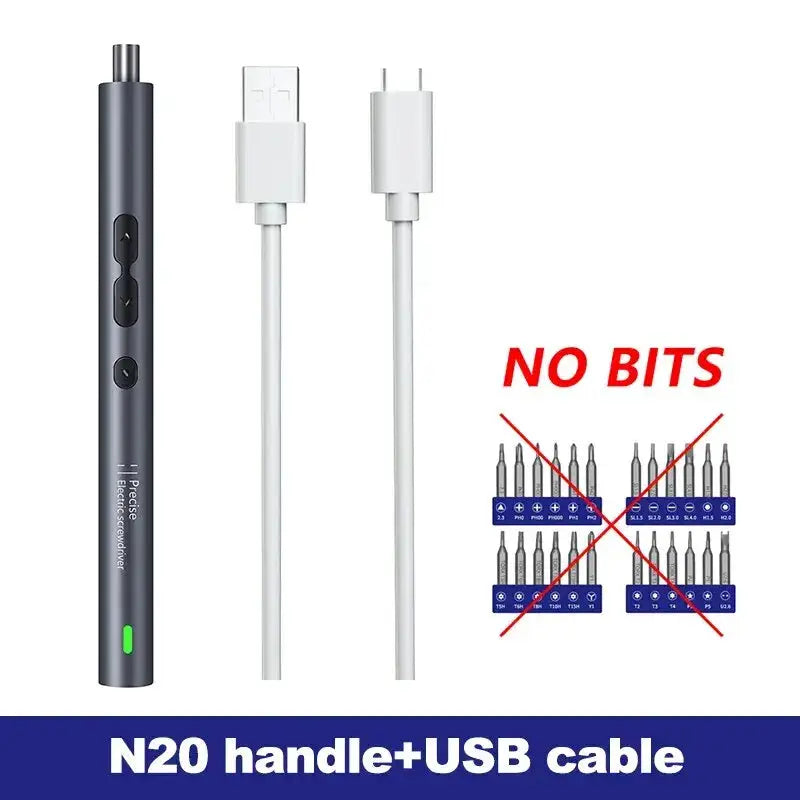 Electric Screwdriver Precision Sets 62 in 1 Power Tool Kit Rechargeable Wireless Mini Small Magnetic Bits for Xiaomi Cell Mobile from PriceLows™