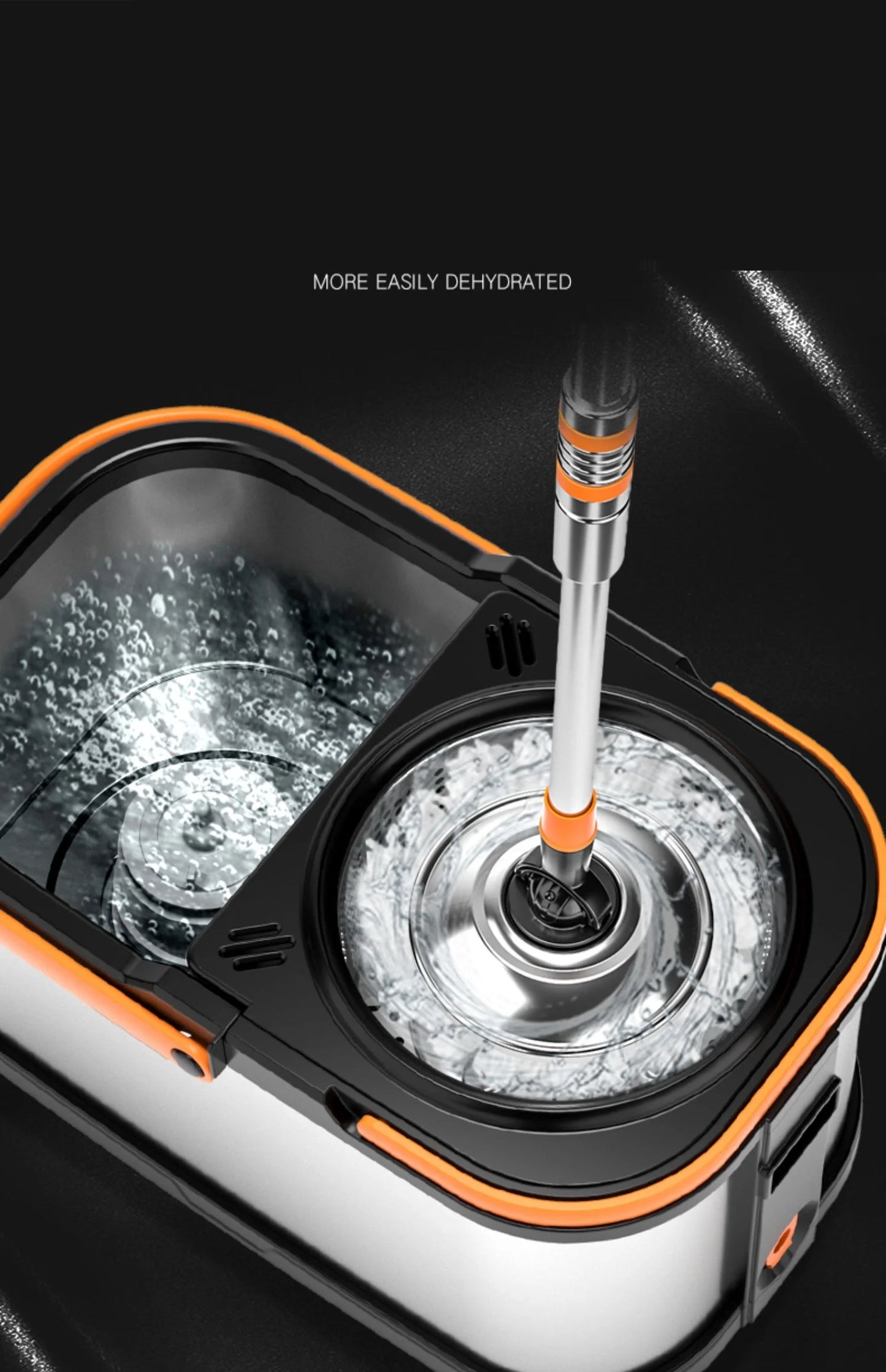 Mop Rotation No Hand Washing Dry And Wet Dual-Use Automatic Drying Household Floor Mop Bucket Dehydration Pier Duster Cloth from PriceLows™