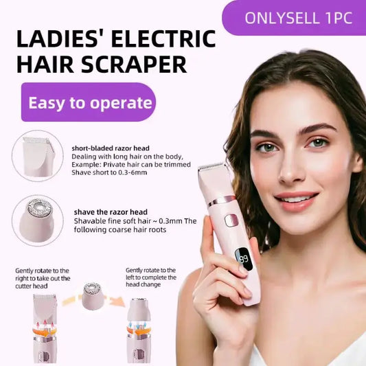 Women's Electric Epilator | Rechargeable Body Trimmer | Underarm And Bikini Shaver