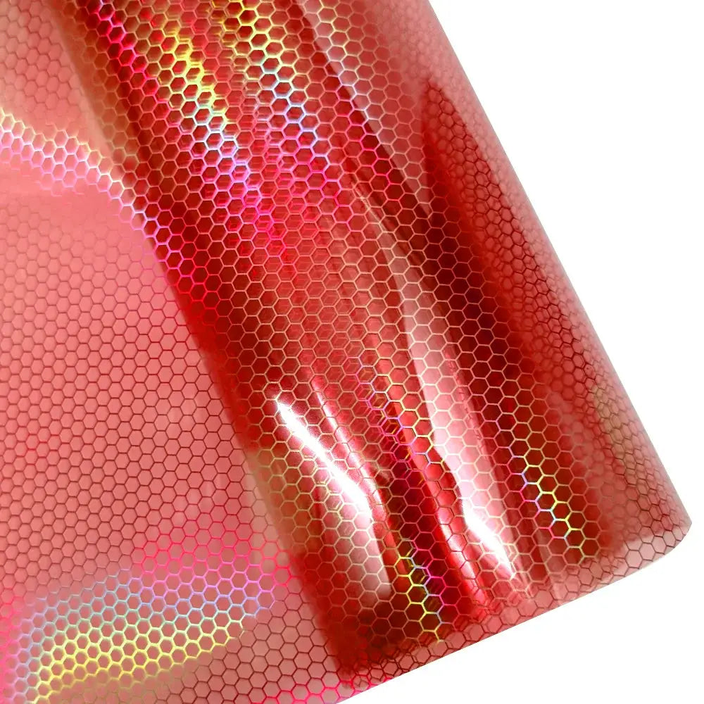 Car Laser Honeycomb Headlights Taillight Lamp Vinyl Wrap Automobile Headlight Tint Waterproof Film Fog Light Taillight Stickers from PriceLows™