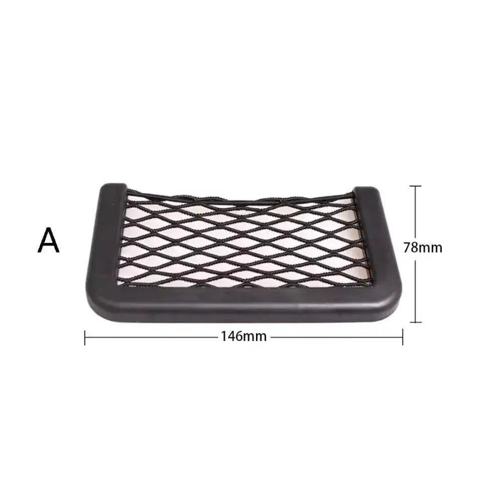Car Organizer Mesh Storage Bag Net Pocket Mobile Phone Holder Auto Accessories Multi Function Car Storage Net Pocket from PriceLows™