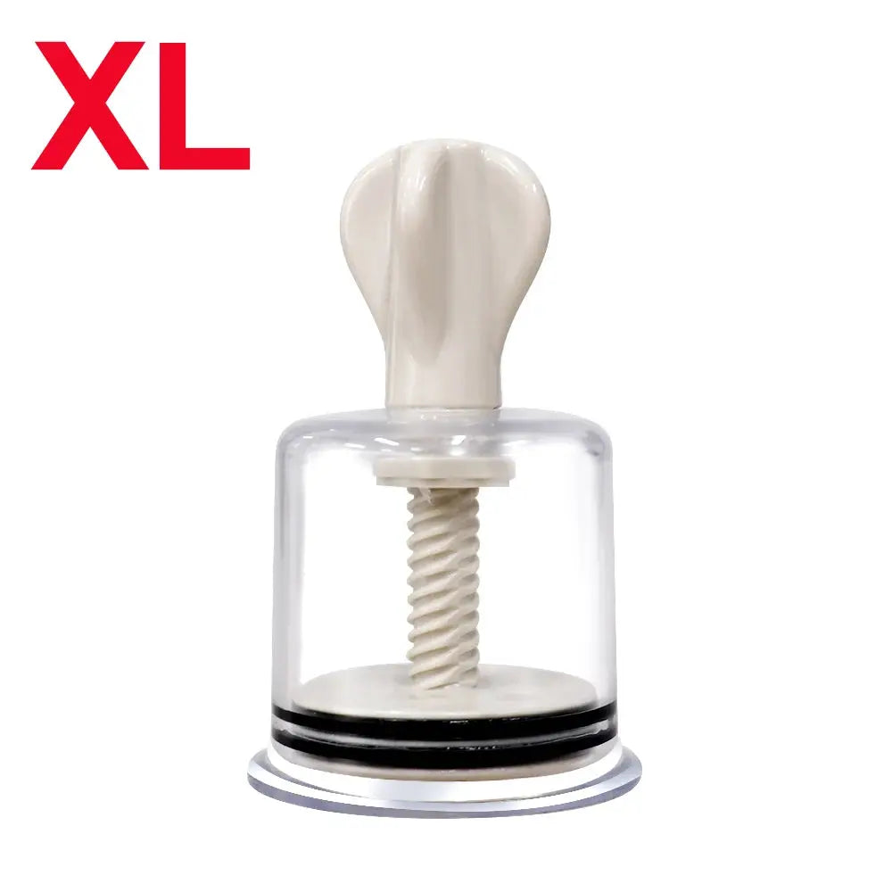 Manual Rotating Cupping Massager | Vacuum Suction | Nipple Enhancer | Anti Cellulite Tool