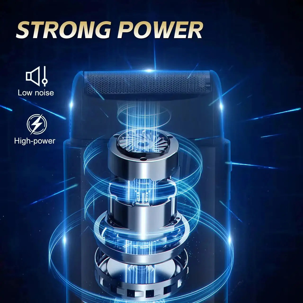 Electric Foil Shaver | Cordless Rechargeable | LED Display | Steel Blades