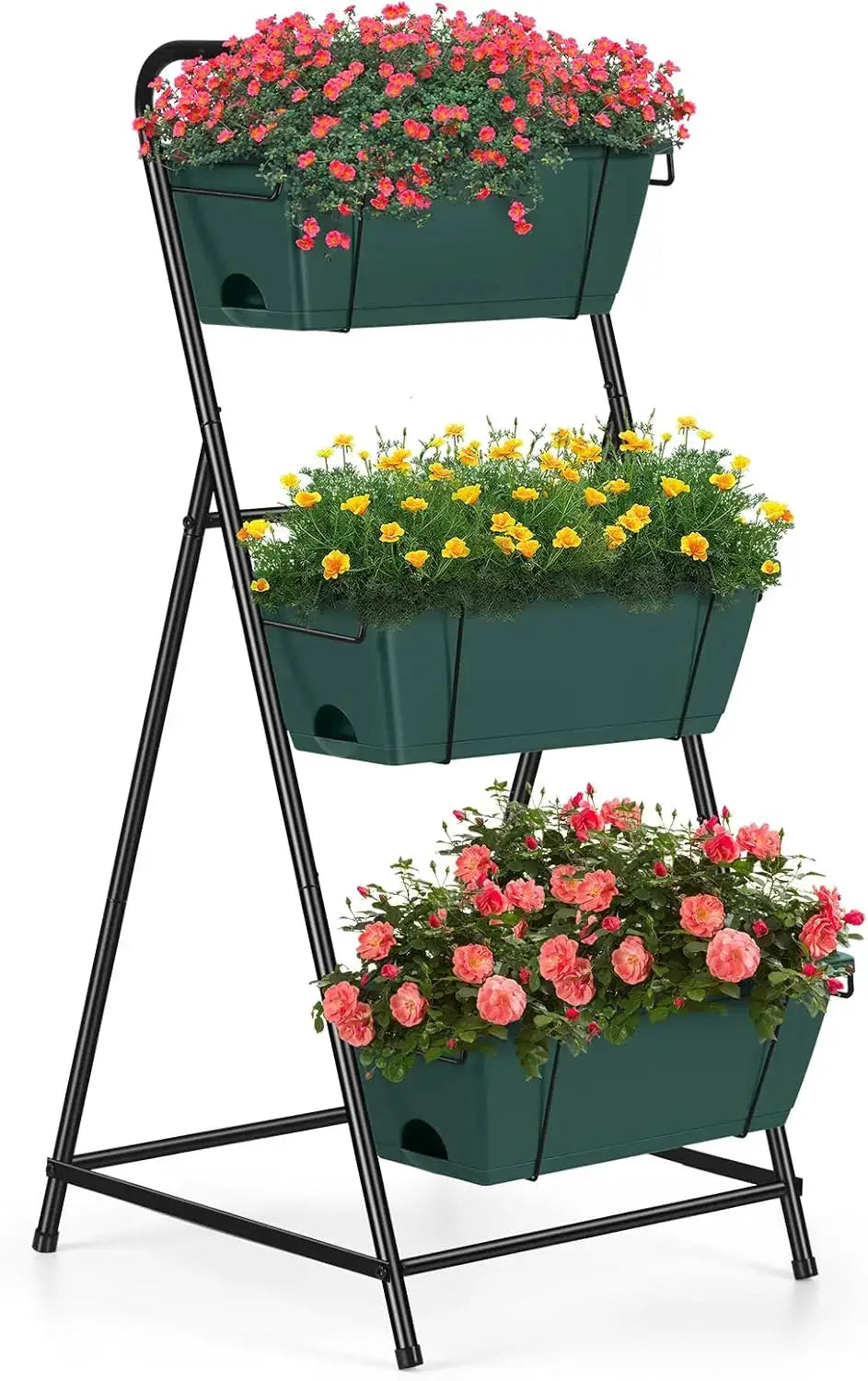 Vertical Raised Garden Bed 3 Tier Garden Planter Standing Planter Box Herb Garden Planter Outdoor and Indoor for Vegetab from PriceLows™