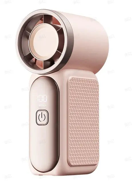 Mini Handheld Fan | 3000mAh Battery | Type-C Charging | Digital LED Speed