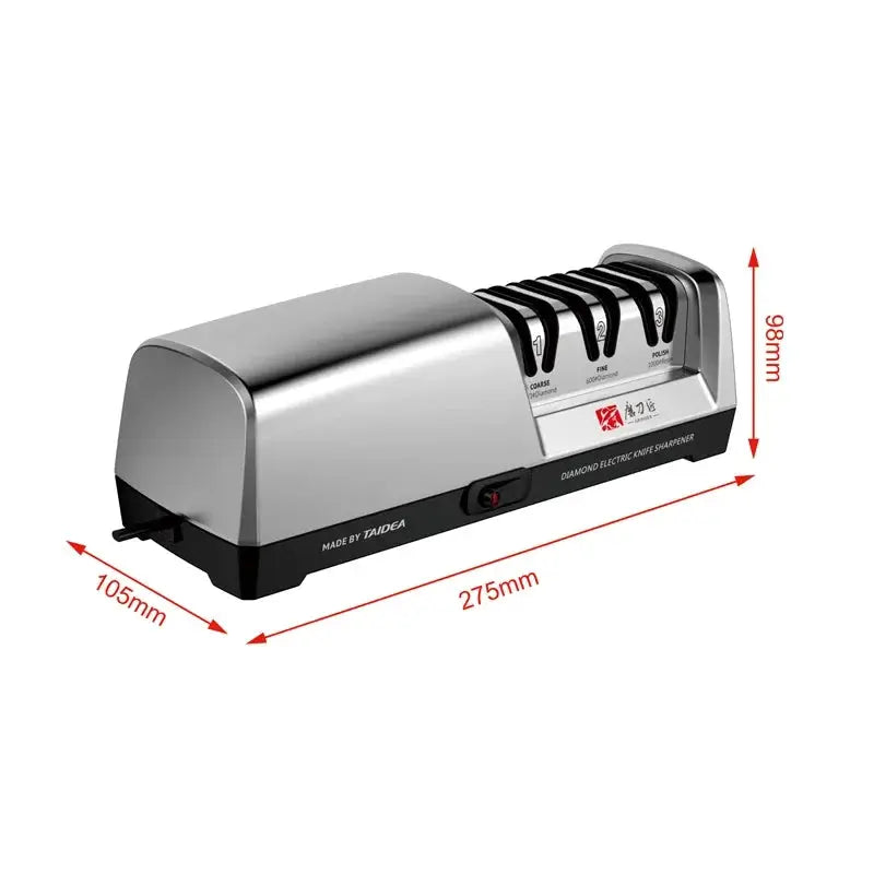 Electric Knife Sharpener | 3 Stage System | Diamond Abrasive
