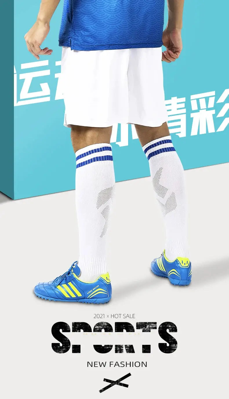 Athletic Socks | Breathable Knit | High Elastic | Youth 30-37