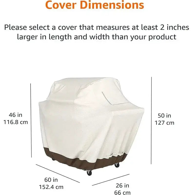 BBQ Cover | 210D Oxford Fabric | All Season Universal Fit | Outdoor