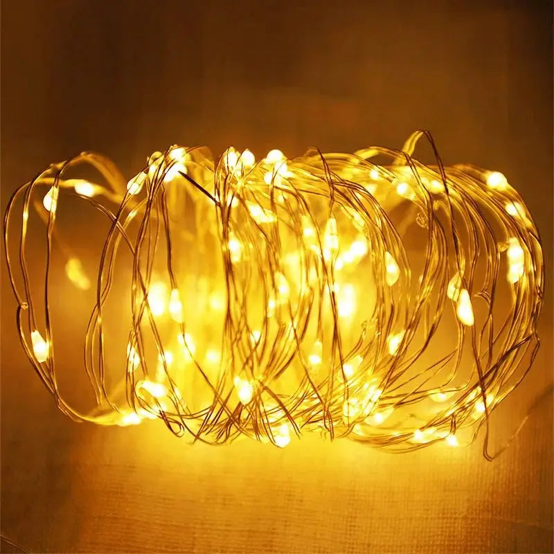 Fairy Lights Battery Operated Wedding Centerpiece Table Decorations Party Christmas Silver Wire String Lights Battery Powered from PriceLows™