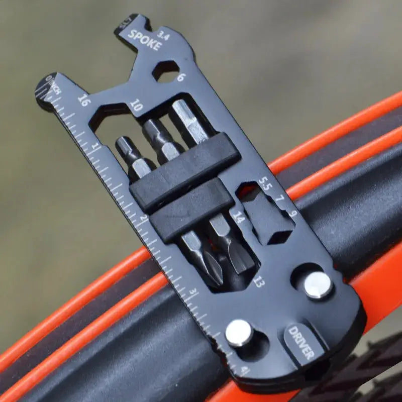 24 In 1 Multi Outdoor Bicycle Repair Tool Activity Spanner Combination Wrench Screwdriver Tool Set Pocket Keyring Hex Wrench Bik from PriceLows™
