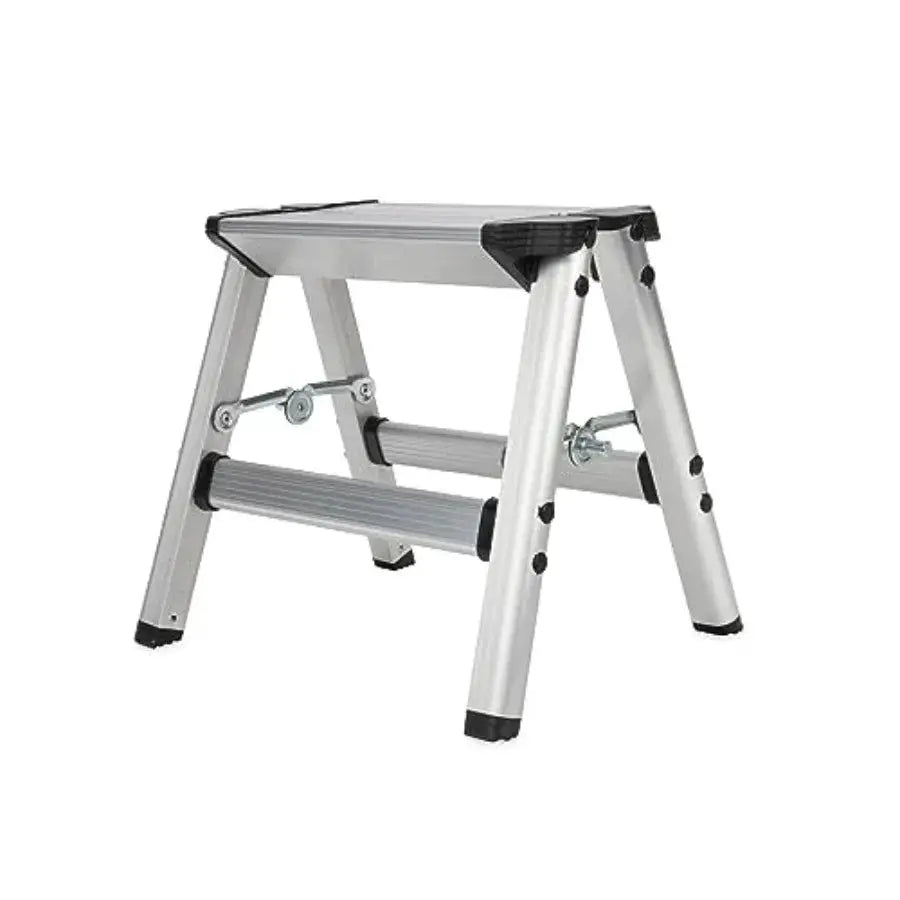 Folding Metal Step Stool - Perfect for Hard to Reach Areas in Kitchens and Closets Great as a Truck Stool Folds for Easy Storag from PriceLows™