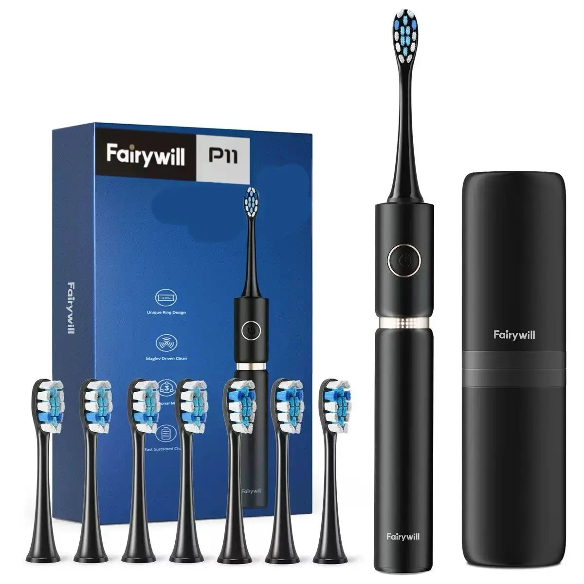 Fairywill P11 T9 P80 Electric Toothbrush Heads from PriceLows™
