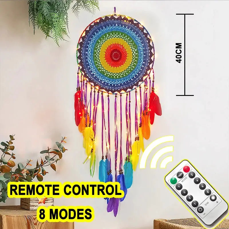 big dream catcher hanging/light decoration nordic decoration home girls room/nursery/kids decor dreamcatcher children room new 5 from PriceLows™