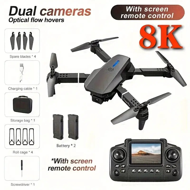 Foldable Drone | Dual Camera | 20 Min Flight | Compact Size