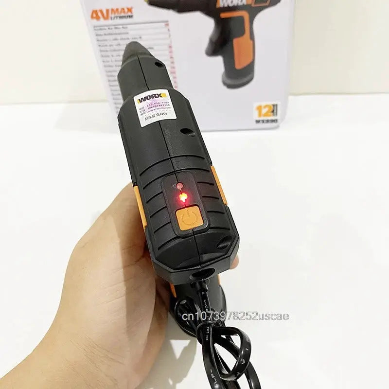 Worx WX890 Hot Melt Glue Gun DIY Mini Household Industrial Guns Heat Temperature Electric Repair Tool with 5Pcs Glue Sticks from PriceLows™
