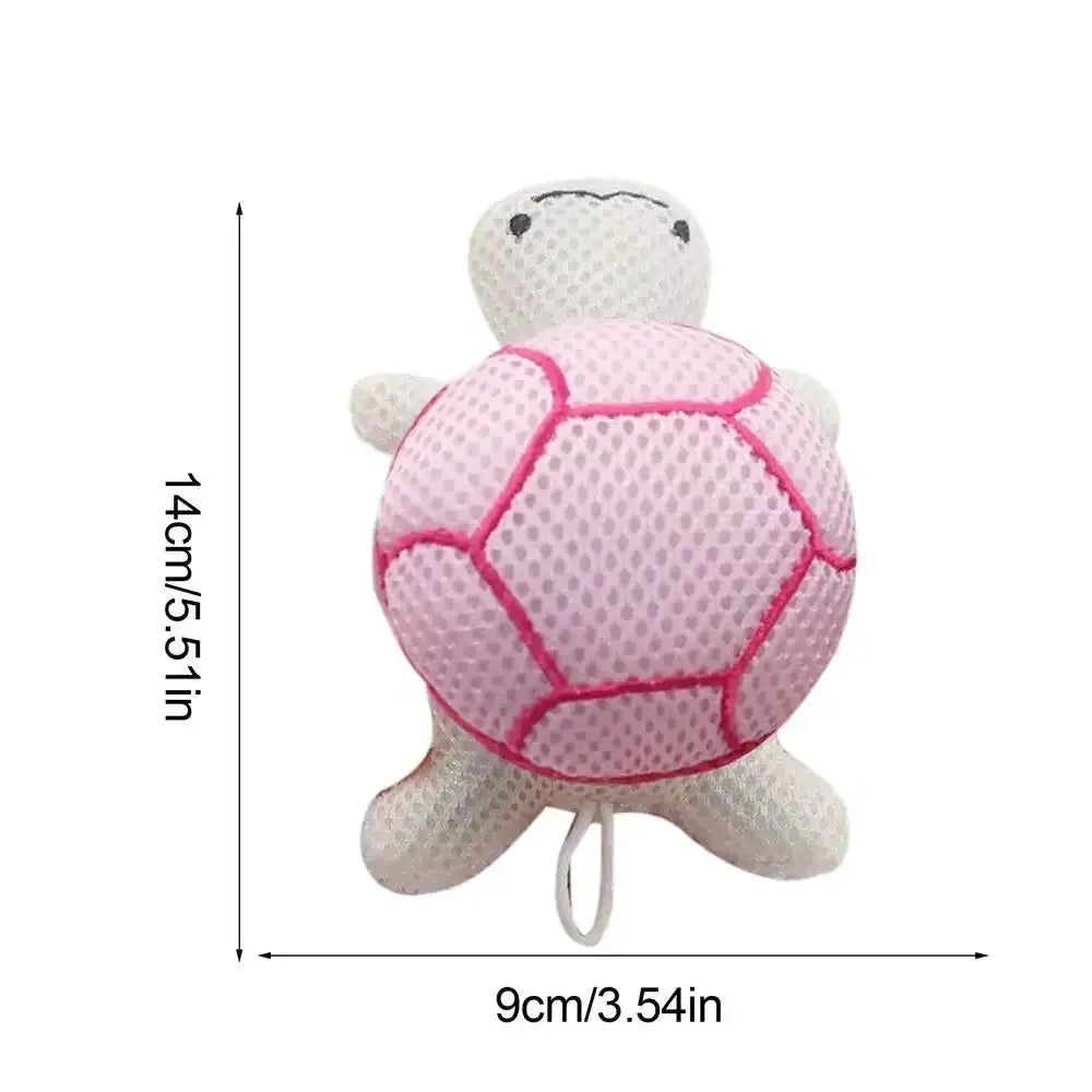Shower Puff | Soft Exfoliating Sponge Brush | Turtle Design | 14x9x6 cm
