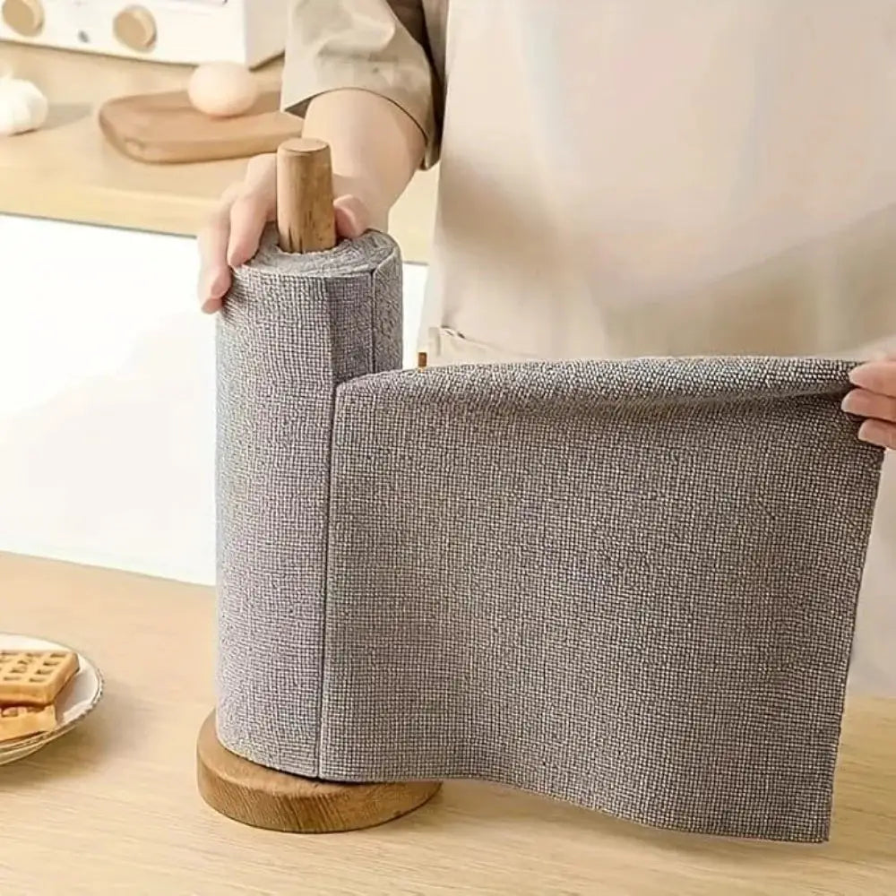 20 Pack Microfiber Cleaning Cloth Roll,Reusable Tear Away Microfiber Towels,Washable Ultra Absorbent Rags Drying Dishcloths for Car,Home,Garage or Shop(Grey) from PriceLows™